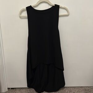 Athleta Flowy Tank Top in Black, Size XXS
